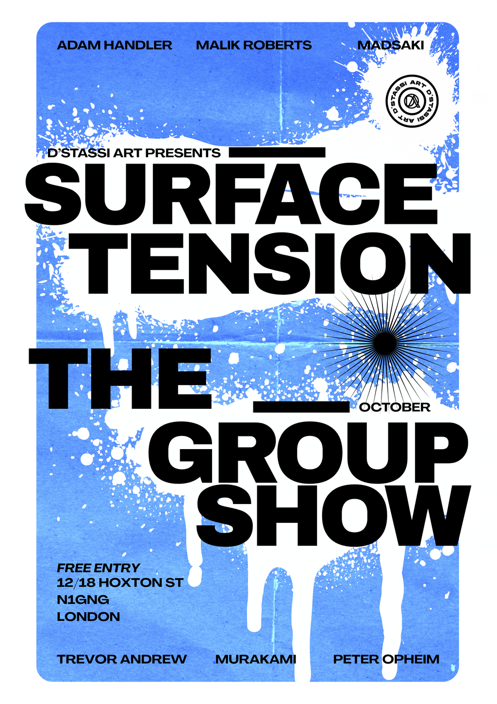 D'STASSI ART PRESENTS SURFACE TENSION: A GROUP SHOW