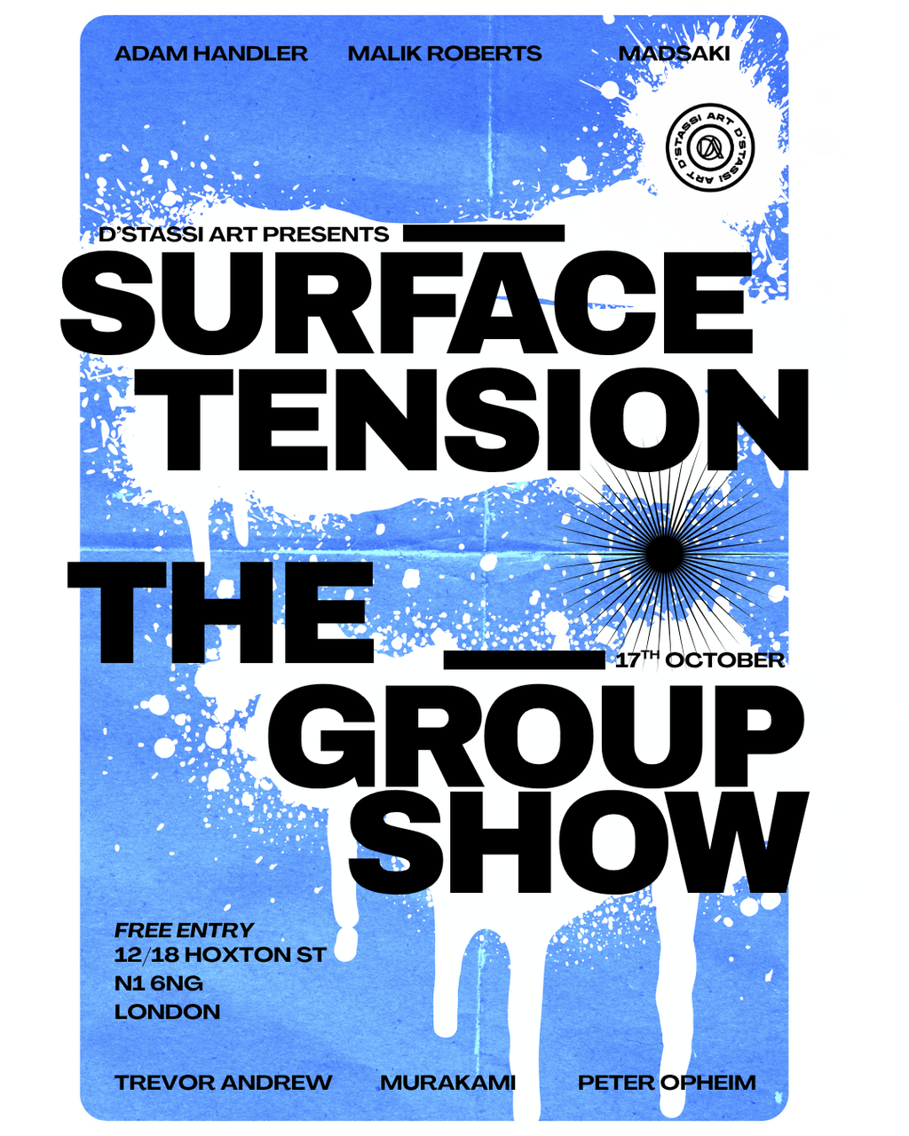 D'STASSI ART PRESENTS SURFACE TENSION: A GROUP SHOW