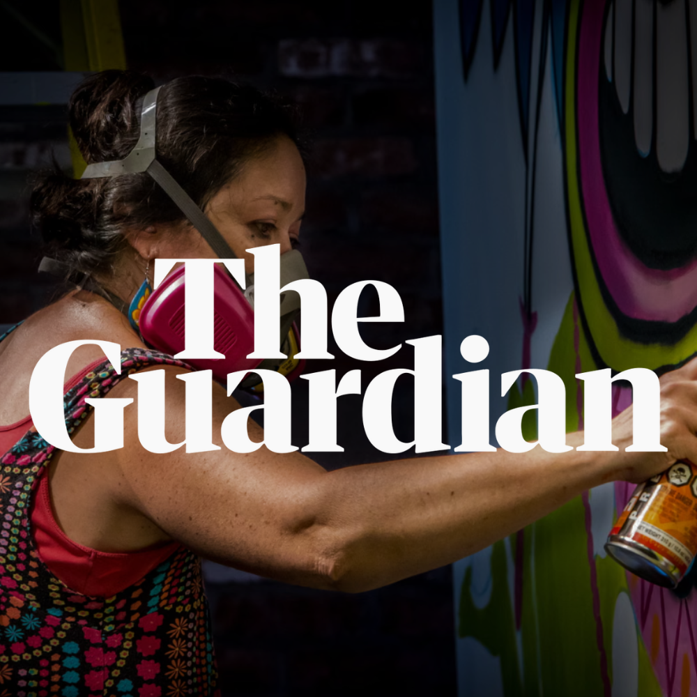 THE GUARDIAN - ‘A TRAIN NEARLY TOOK MY HEAD OFF': HOW LADY PINK SHOOK UP THE MACHO MEN OF NEW YORK’S GRAFFITI SCENE