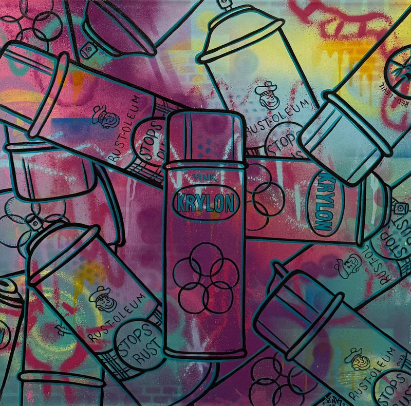 Eclectic Purple Cans, 2023