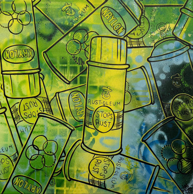 Eclectic Green Cans, 2023