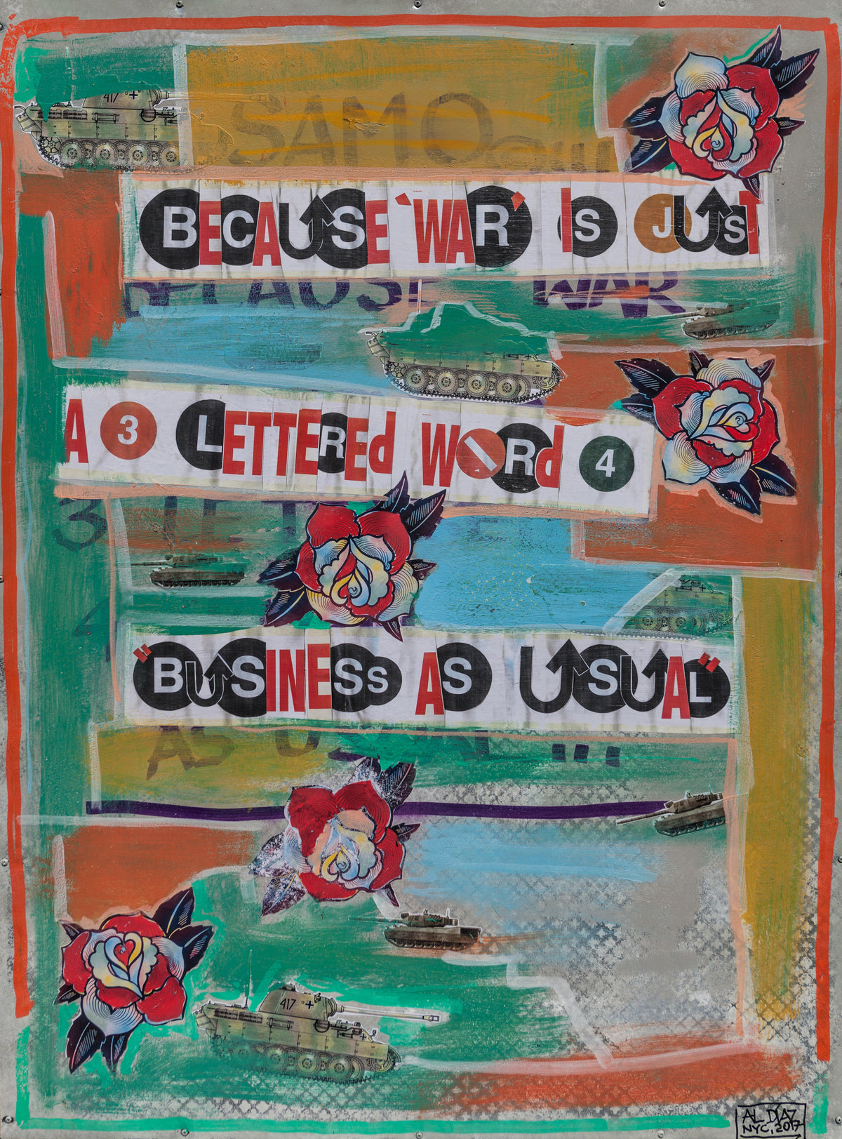 Because War is just a 3 Letter Word, 2019
